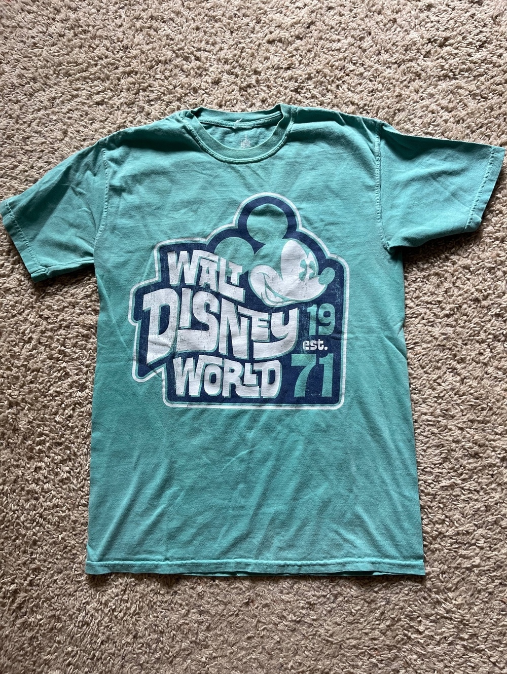 Walt Disney World Turquoise Mickey Graphic Tee